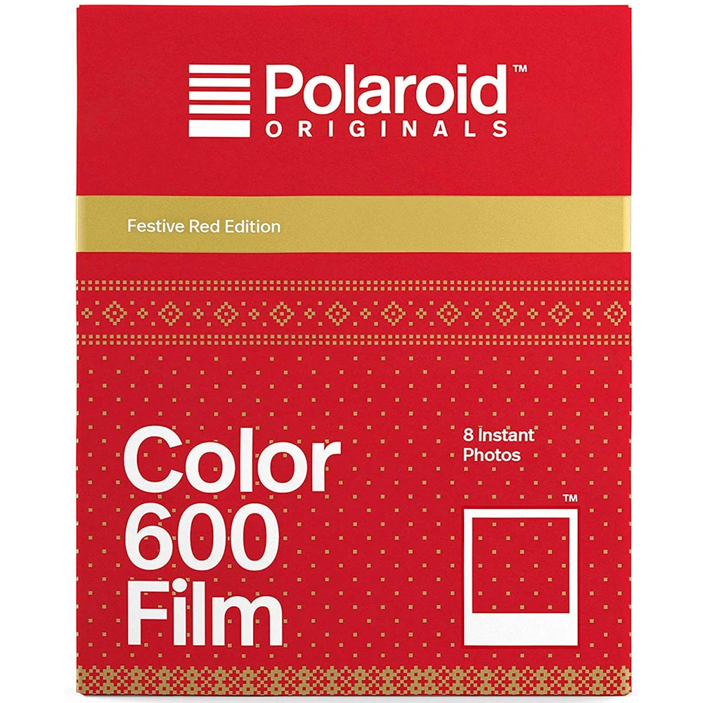 Polaroid Originals Color Film for 600 - Festive Red Edition Afbeelding 1