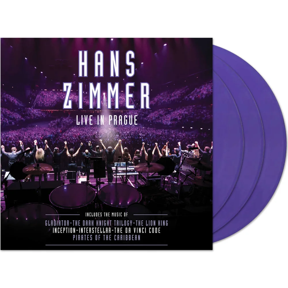 Hans Zimmer - Live in Praag 4x Purple LP Afbeelding 1