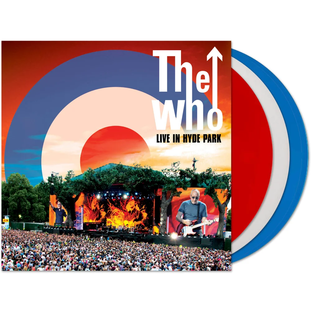 The Who - Live At Hyde Park Rood/Wit/Blauw LP Set Afbeelding 1