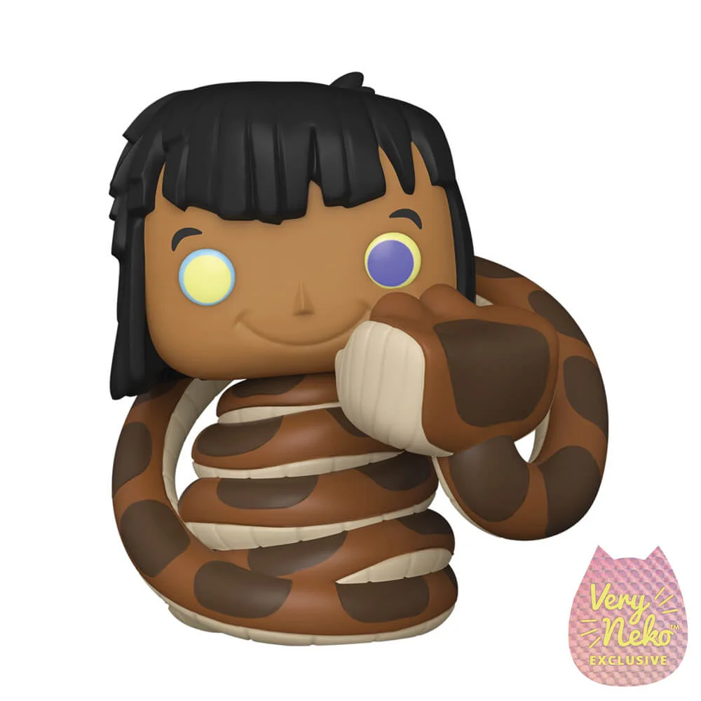 Disney The Jungle Book Mowgli with Kaa Funko Pop! Vinyl - VeryNeko Exclusive Afbeelding 1