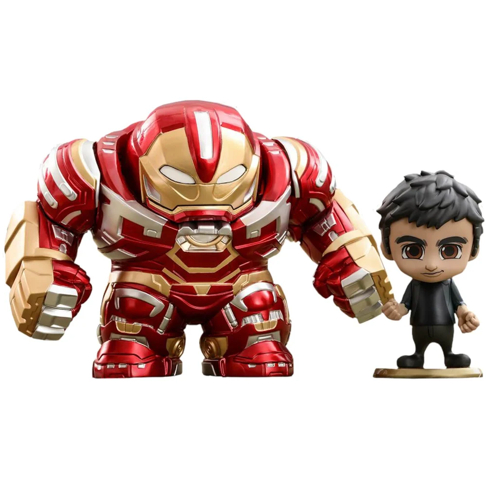 Hot Toys Avengers: Infinity War Cosbaby Hulkbuster Mark 2.0 and Bruce Banner - Size S (Set of 2) Afbeelding 1