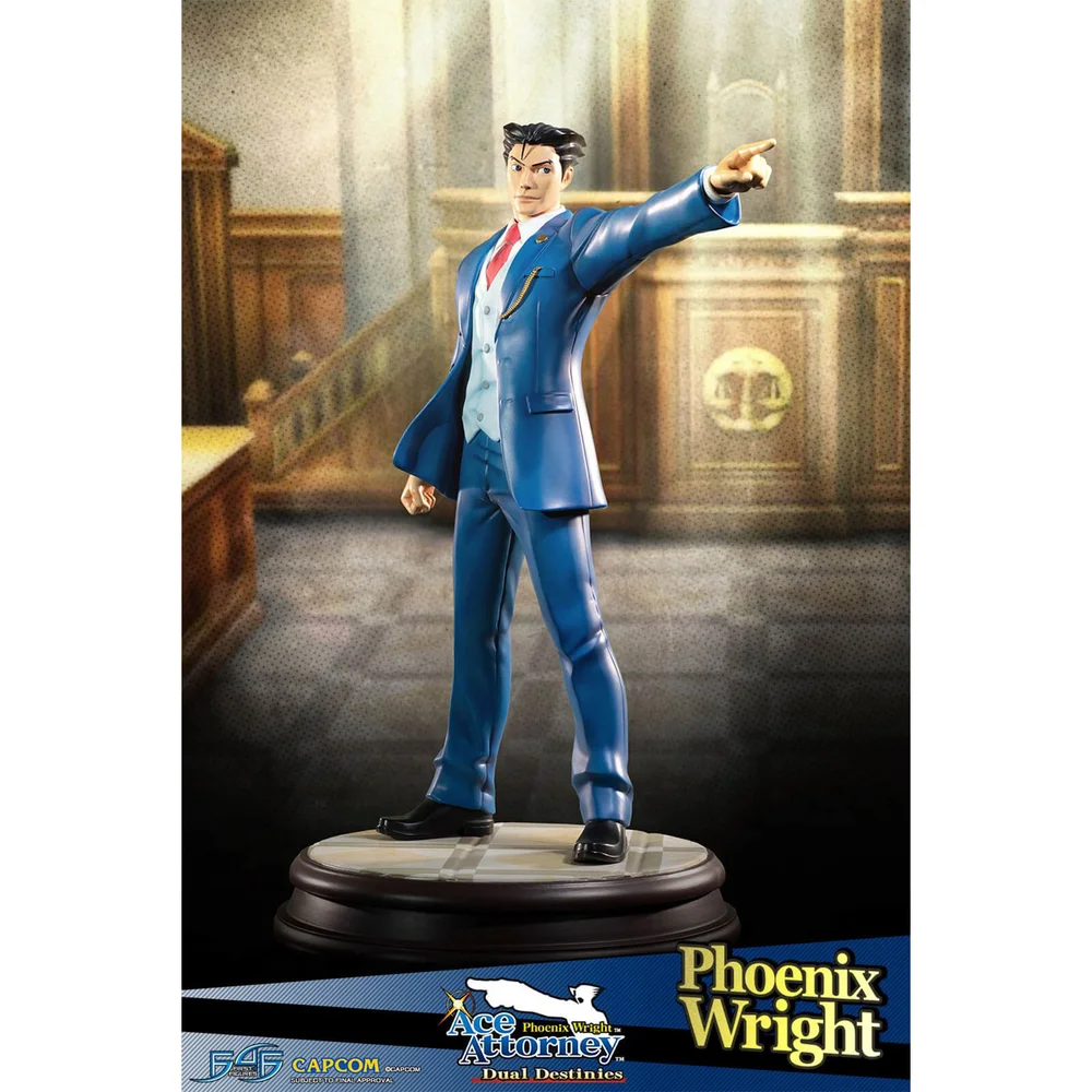First 4 Figures Phoenix Wright Ace Attorney Dual Destinies Statue 1/6 Phoenix Wright 34 cm Afbeelding 1