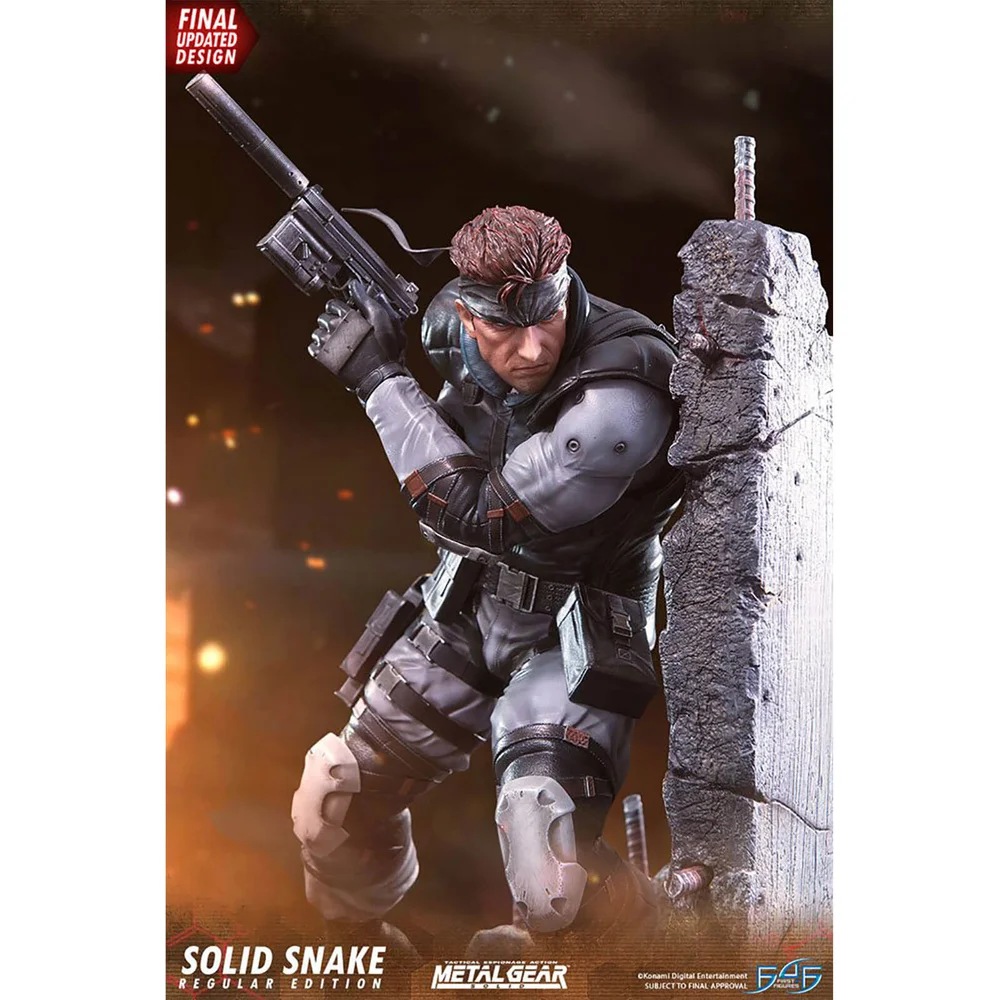 First 4 Figures Metal Gear Solid Resin Statue - Solid Snake Afbeelding 1