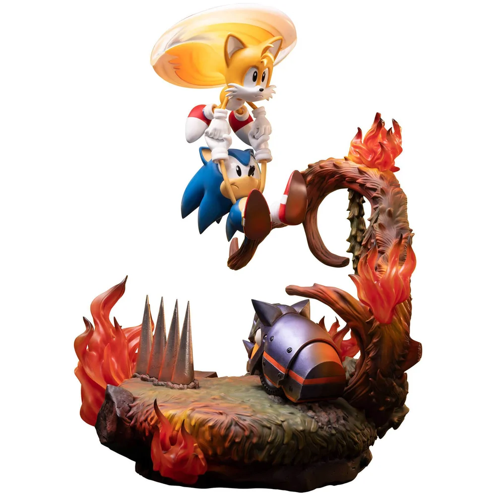 First 4 Figures Sonic The Hedgehog Sonic & Tails Resin Statue (51cm) Afbeelding 1