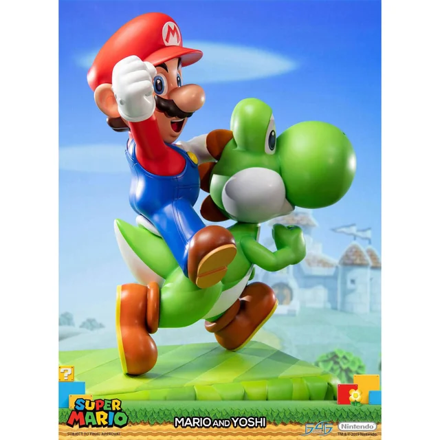 Eerste 4 Cijfers Super Mario hars Beeld - Mario en Yoshi