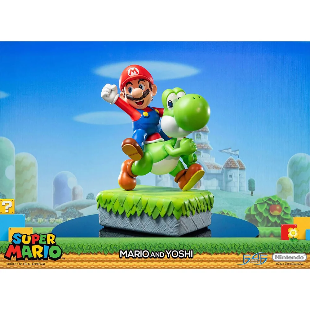 Eerste 4 Cijfers Super Mario hars Beeld - Mario en Yoshi Afbeelding 1