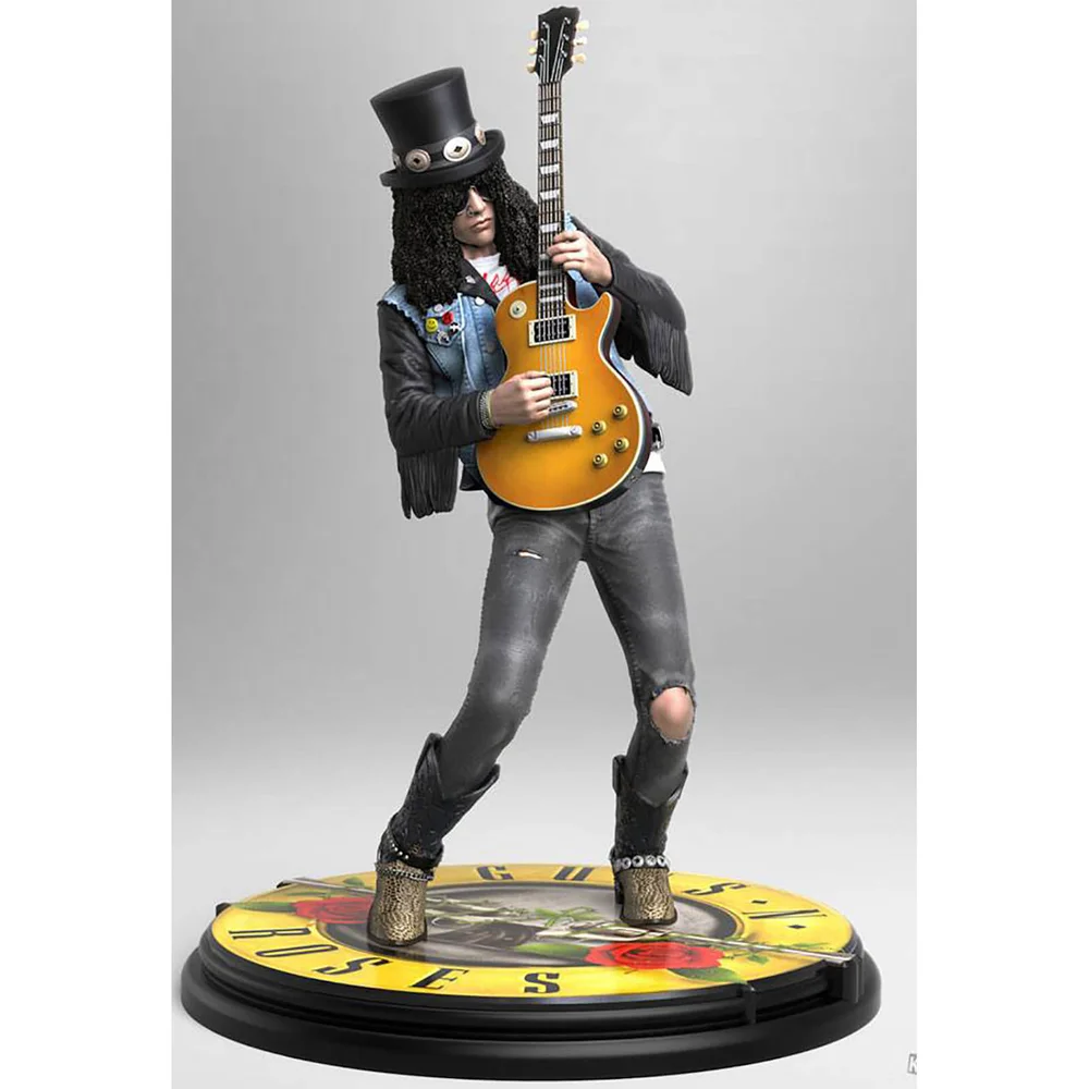 Knucklebonz Guns n' Roses Rock Iconz Statue Slash 20 cm Afbeelding 1
