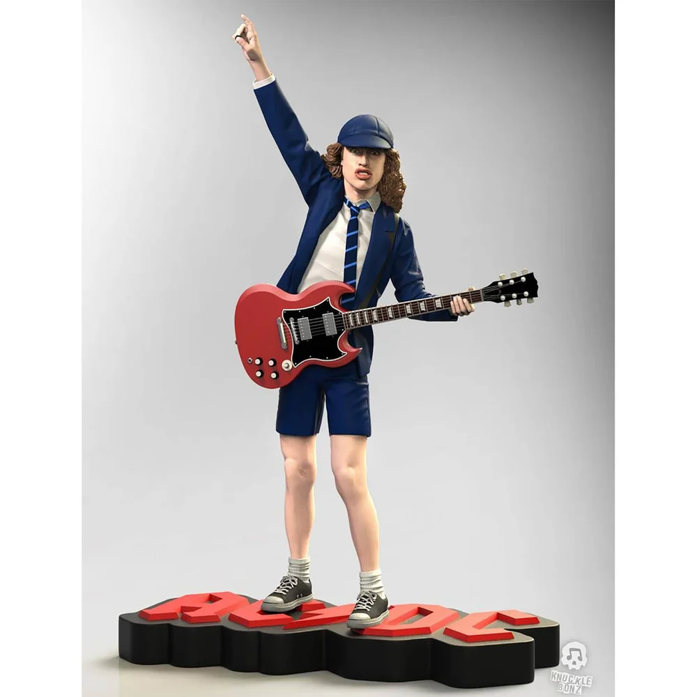 Knucklebonz AC/DC Rock Iconz Statue 1/9 Angus Young II 21 cm Afbeelding 1