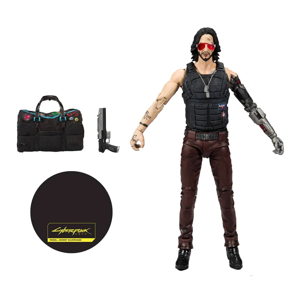 McFarlane Cyberpunk 2077 2 17,5 cm schaal Actiefiguur Johnny Variant Afbeelding 1