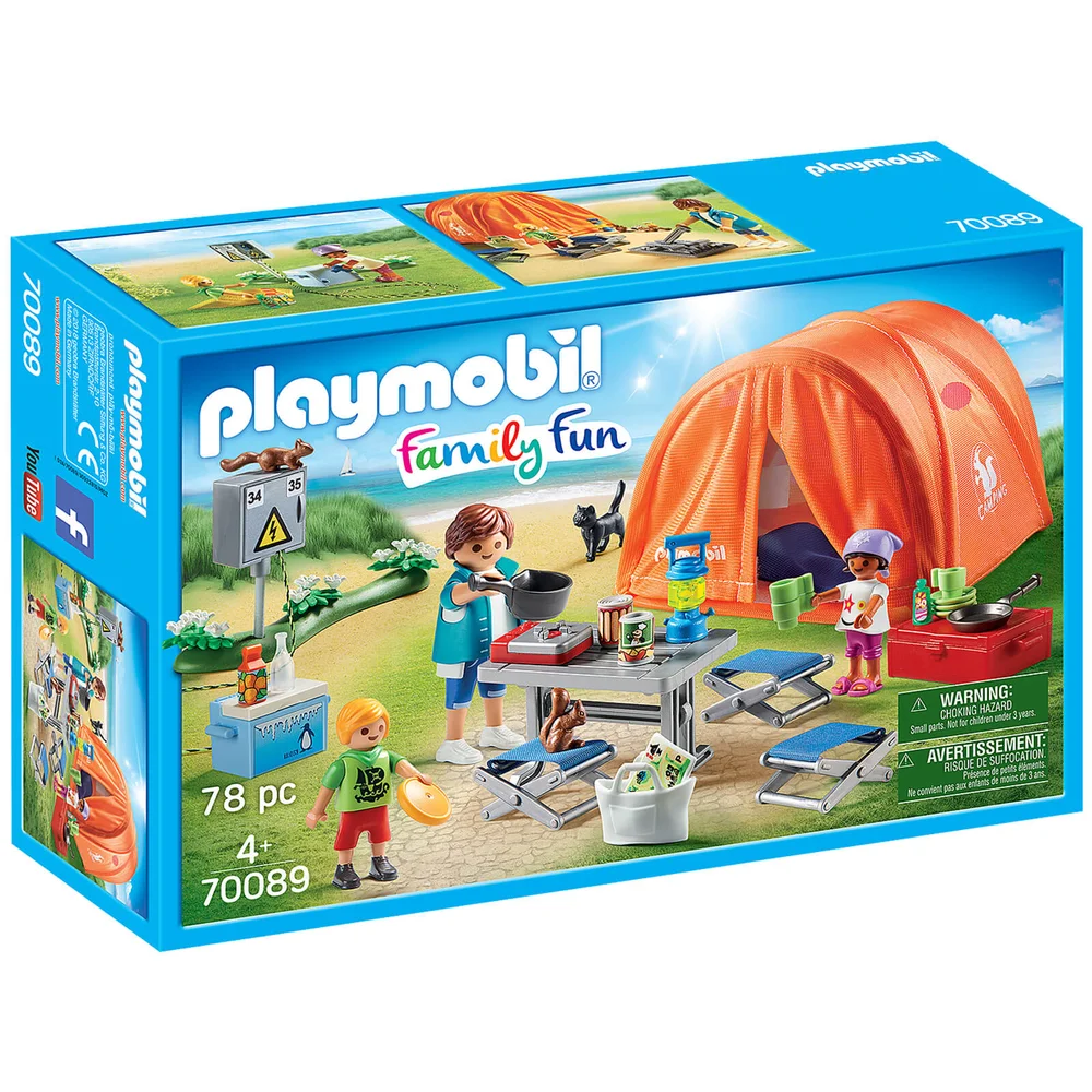 Playmobil Familieplezier Kampeertrip met Grote Tent (70089) Afbeelding 1