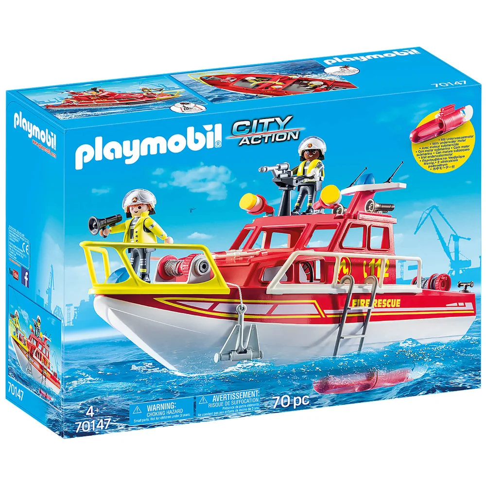Playmobil City Action Reddingsboot (70147) Afbeelding 1