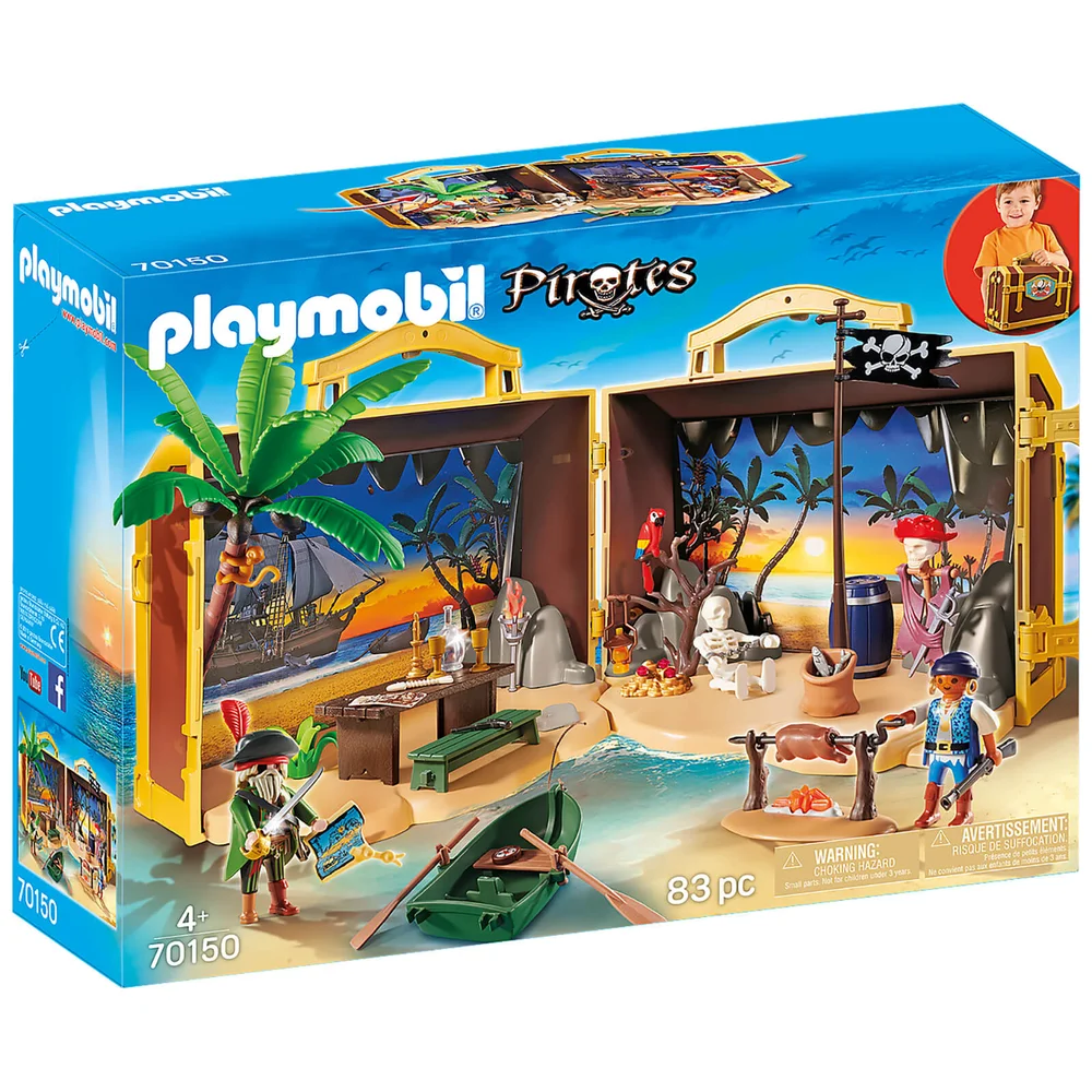 Playmobil Pirates Take Along Pirate Island (70150) Afbeelding 1