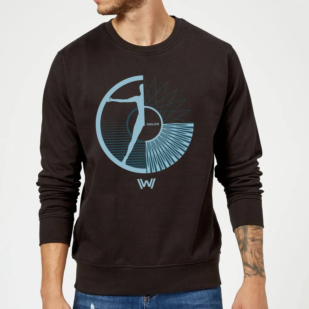 Westworld Hello, I'm Aeden Sweatshirt - Black - S Afbeelding 1