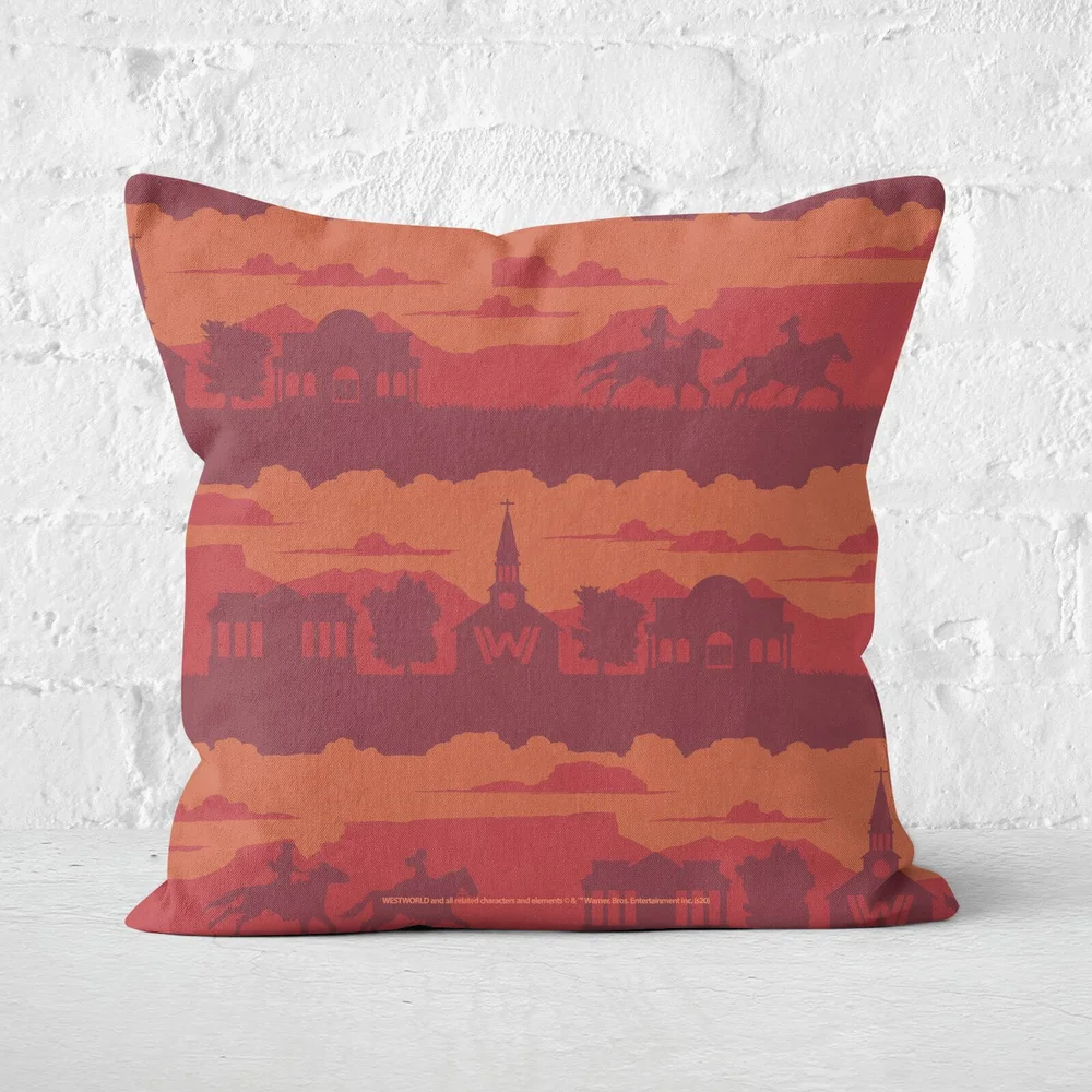 Westworld Park Offline Square Cushion - 40x40cm - Soft Touch Afbeelding 1