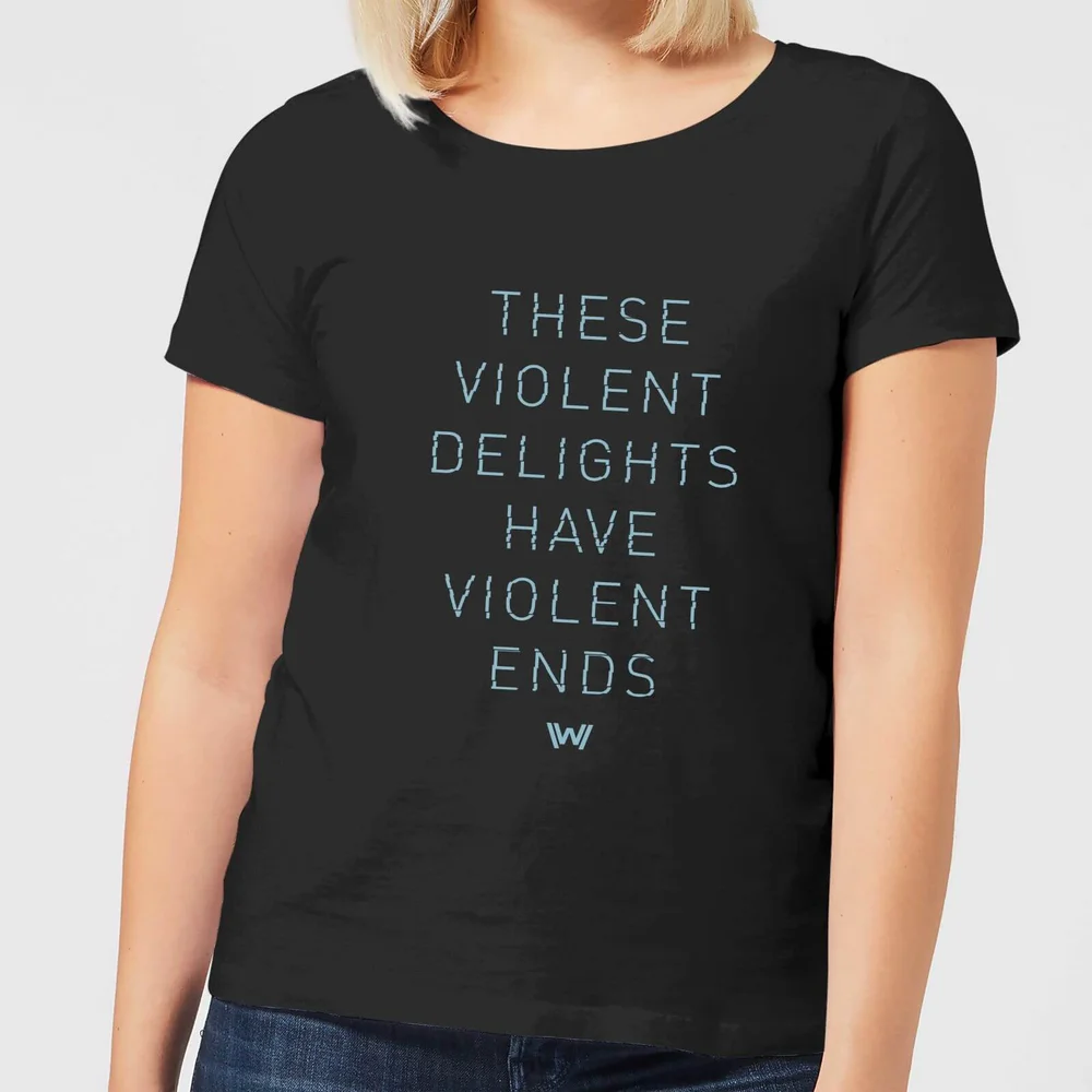 Westworld Violent Delights Women's T-Shirt - Black - XS Afbeelding 1