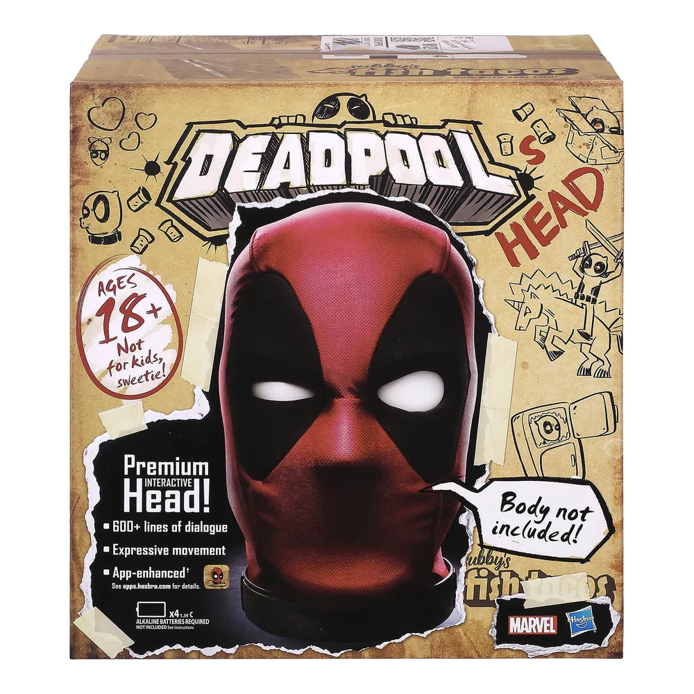Hasbro Marvel Legends Premium Interactieve Deadpool Hoofd Afbeelding 1