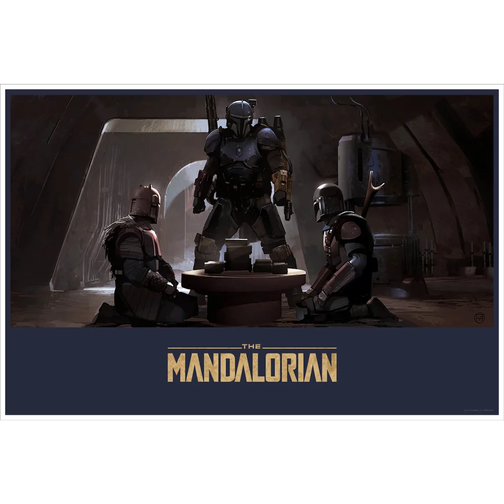 Star Wars Mandalorian "Forge Room" Lithograph by Brian Matyas Afbeelding 1