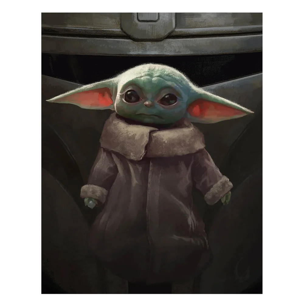 Star Wars Mandalorian "The Foundling" Lithograph by Kayla Woodside Afbeelding 1