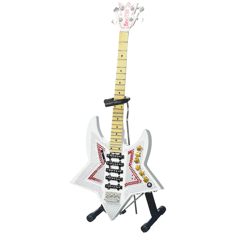 Axe Heaven Bootsy Collins Space Bass Miniature Guitar Replica Afbeelding 1