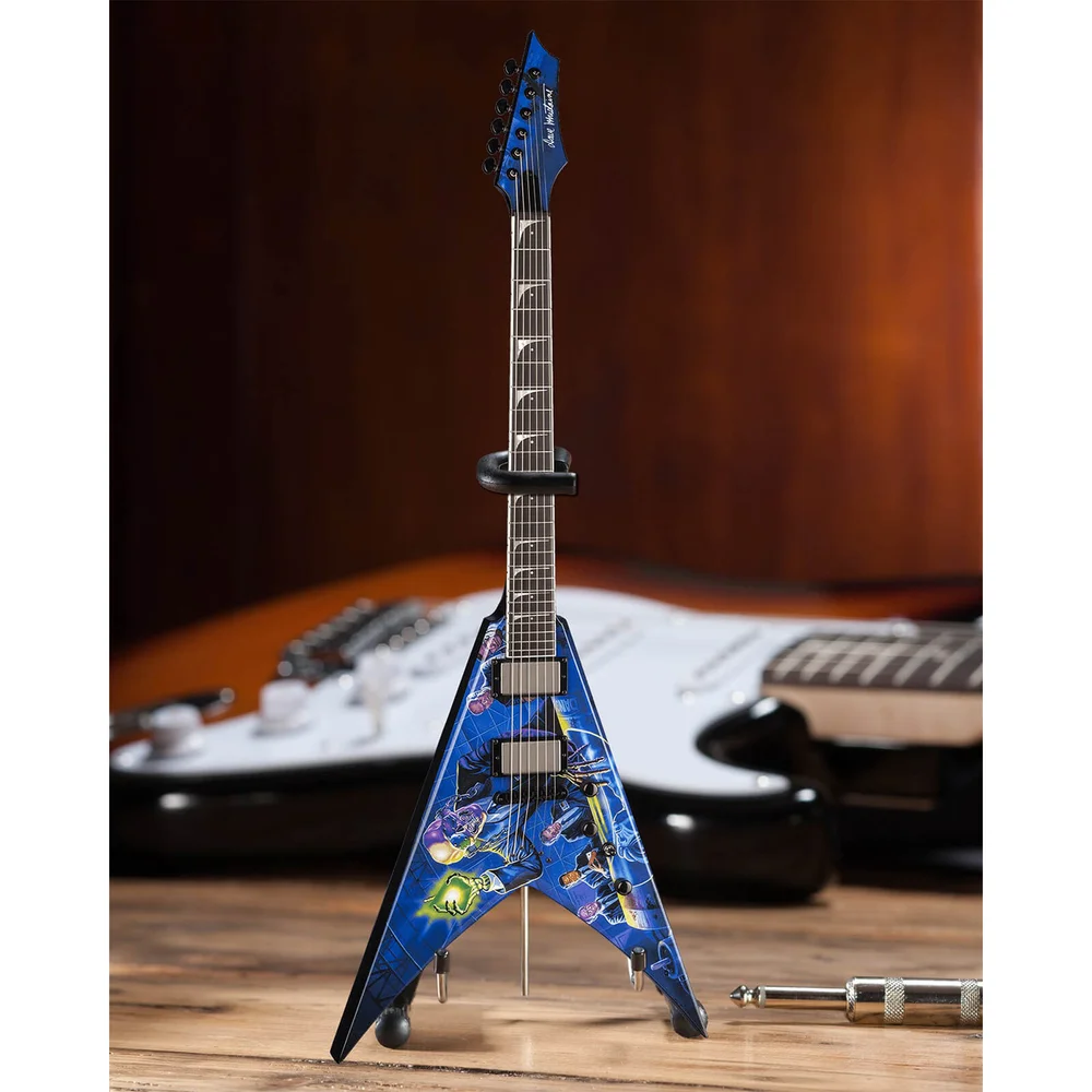 Axe Heaven Megadeath Signature V Rust In Peace Miniatuur Gitaar Replica Afbeelding 1
