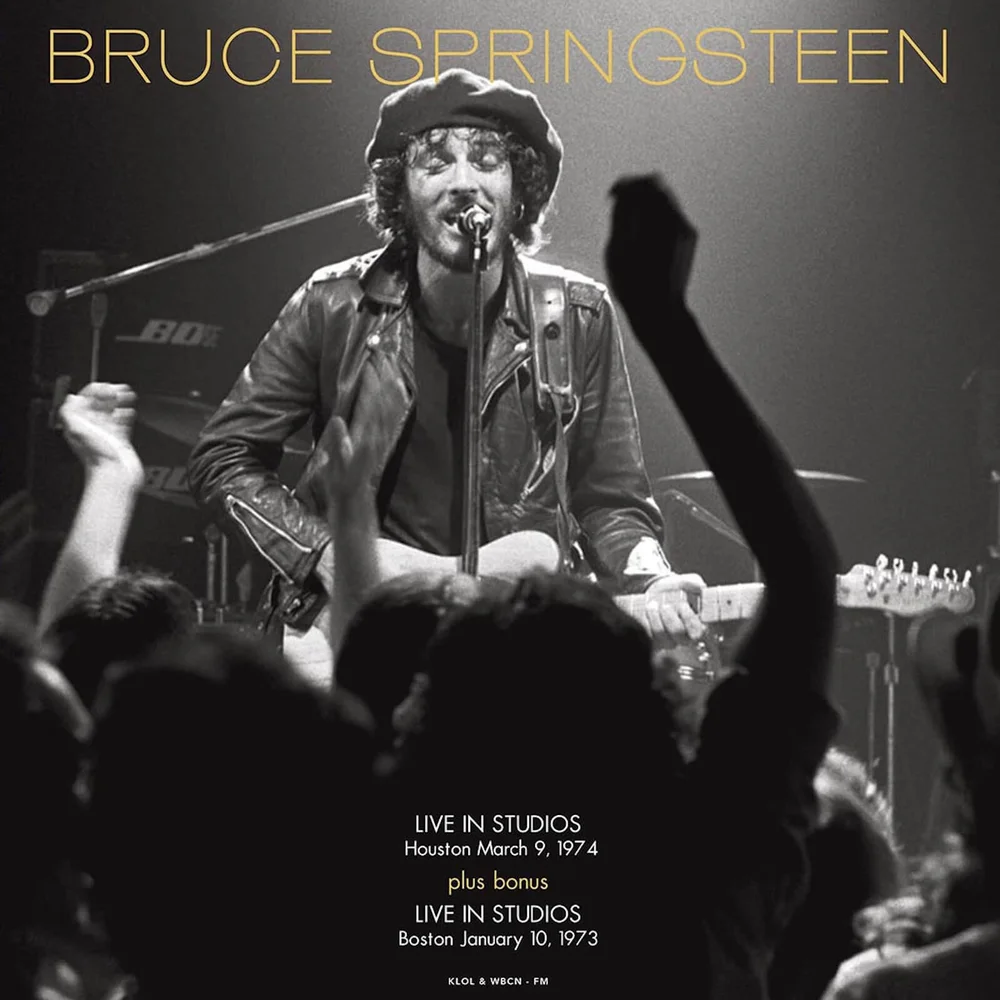 Bruce Springsteen - FM Studios Live In Houston 3 sept 1974 & In Boston 1 okt 1973 (Rood Vinyl) Afbeelding 1