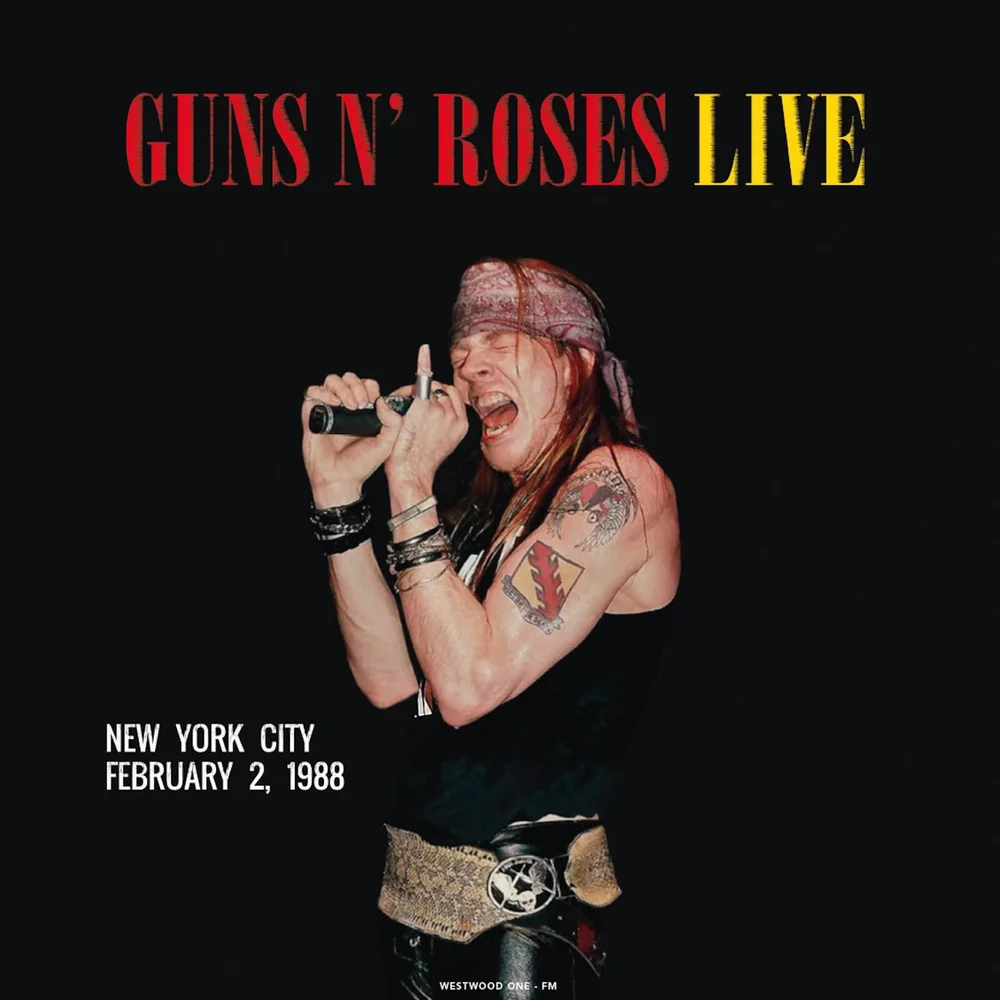 Guns N' Roses - Live in New York City / 2 februari 1988 (Rood Vinyl) Afbeelding 1