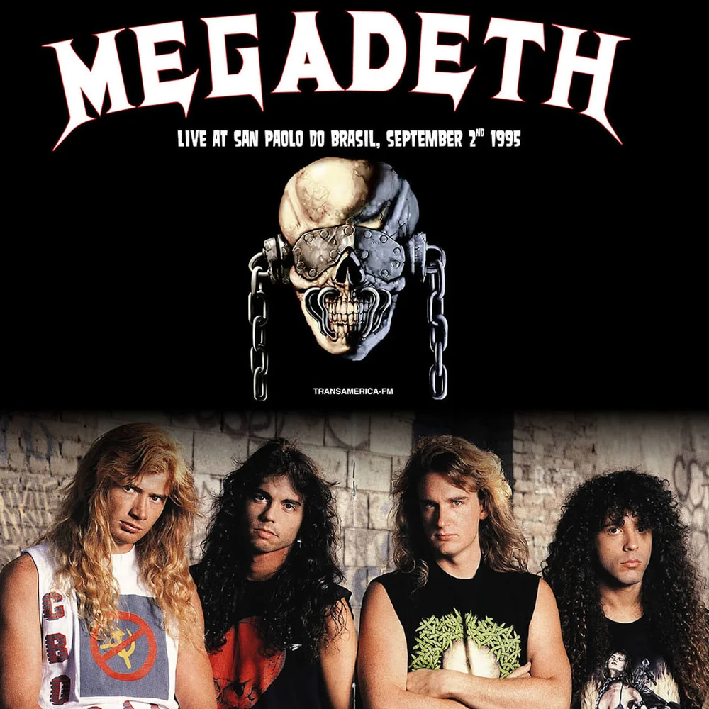 Megadeth - Sao Paulo Do Brasil 2 september 1995 (Wit Vinyl) Afbeelding 1