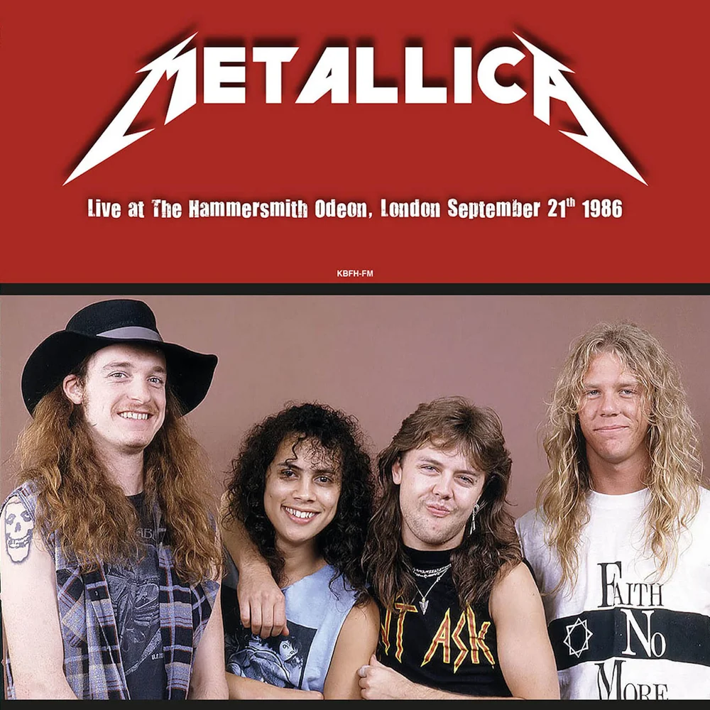 Metallica - Live At The Hammersmith Odeon Londen 21 september 1986 (Rood Vinyl) Afbeelding 1