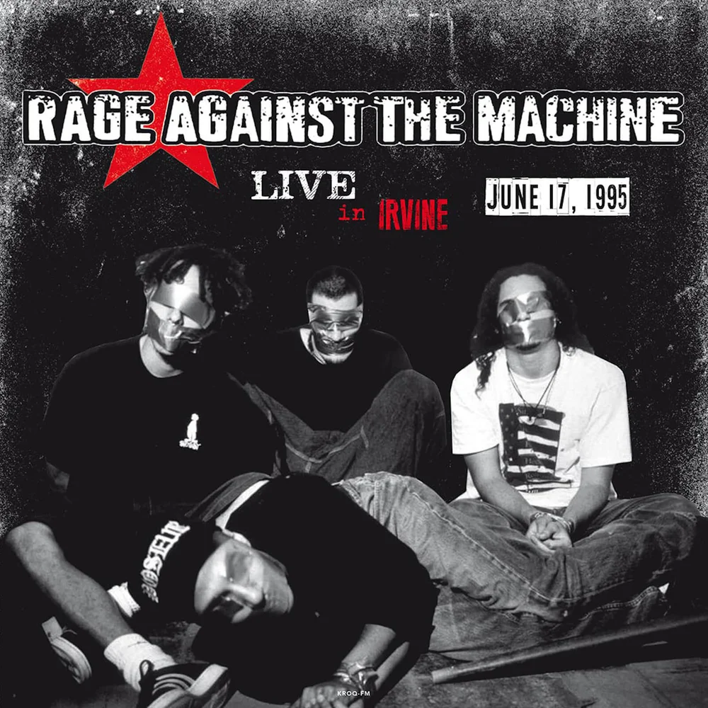 Rage Against The Machine - Live In Irvine. CA 17 juni 1995 KROQ-FM (White Vinyl) Afbeelding 1