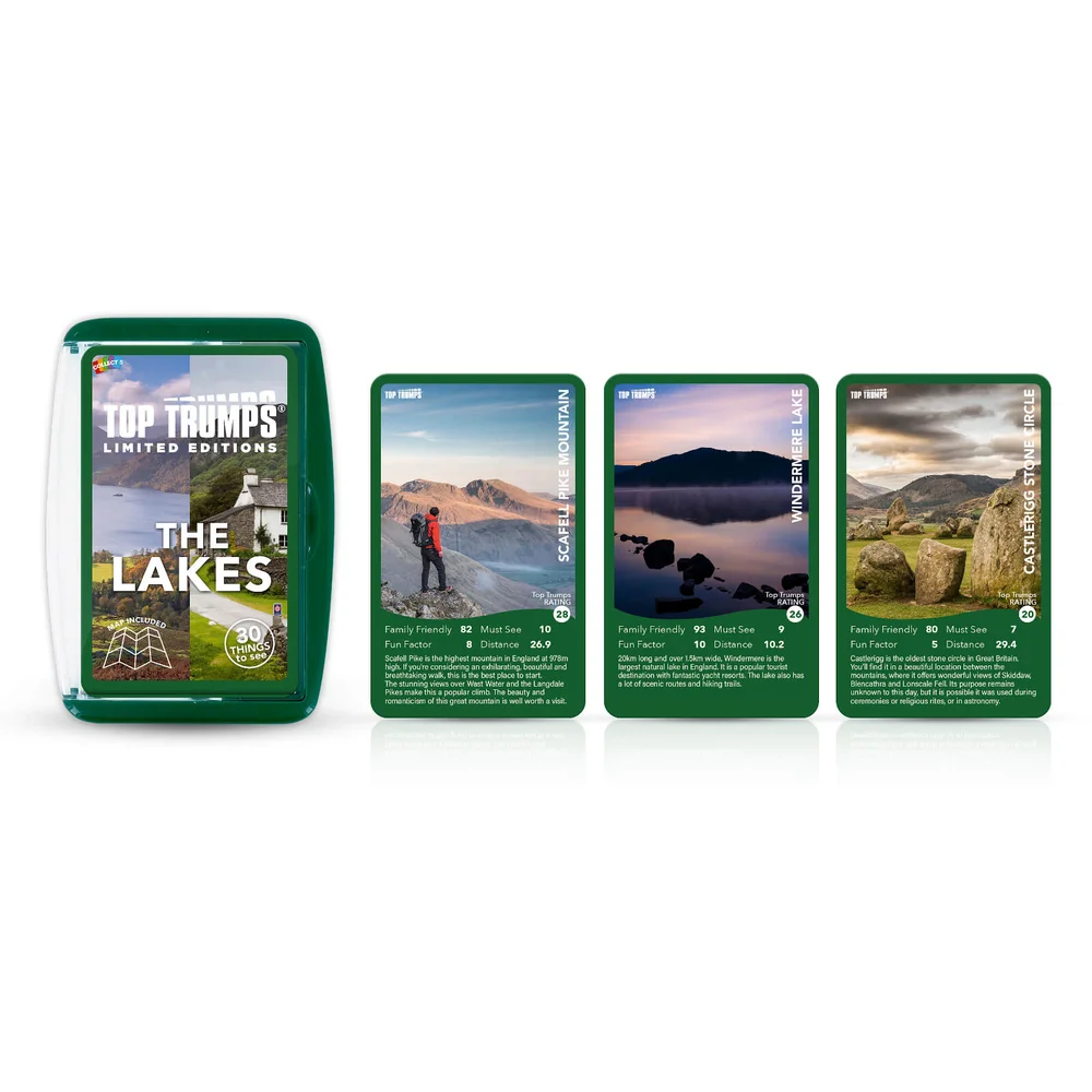 Top Trumps Card Game - The Lakes Edition Afbeelding 1