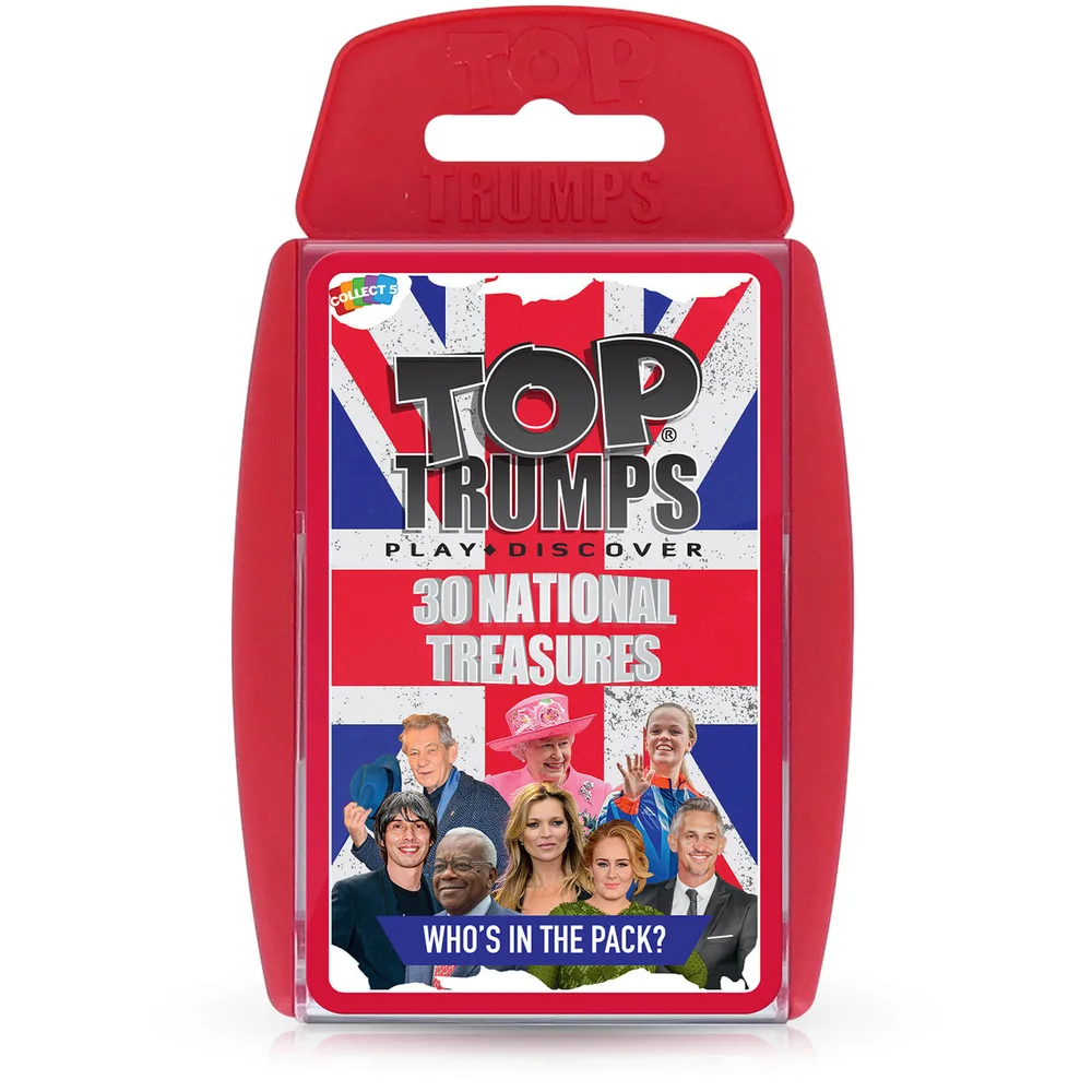 Top Trumps Card Game - National Treasures Edition Afbeelding 1