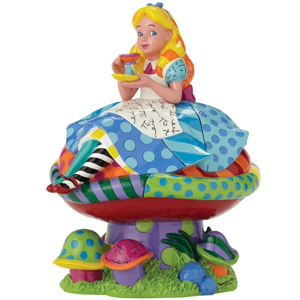 Enesco Disney Britto Alice in Wonderland Figurine 22cm Afbeelding 1