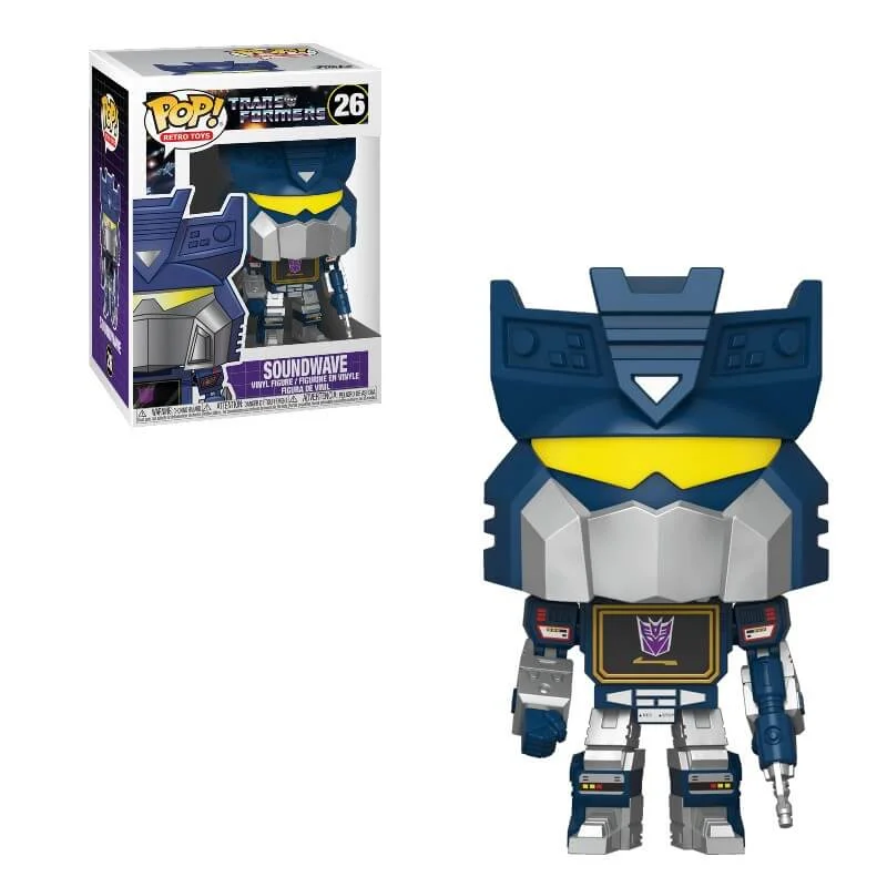 Transformers Soundwave Pop! Vinylfiguur Afbeelding 1