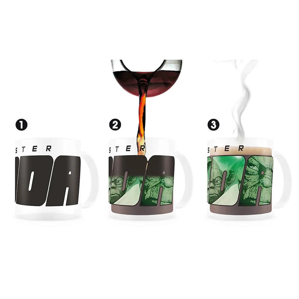 Star Wars Yoda Thermal Glass Mug Afbeelding 1