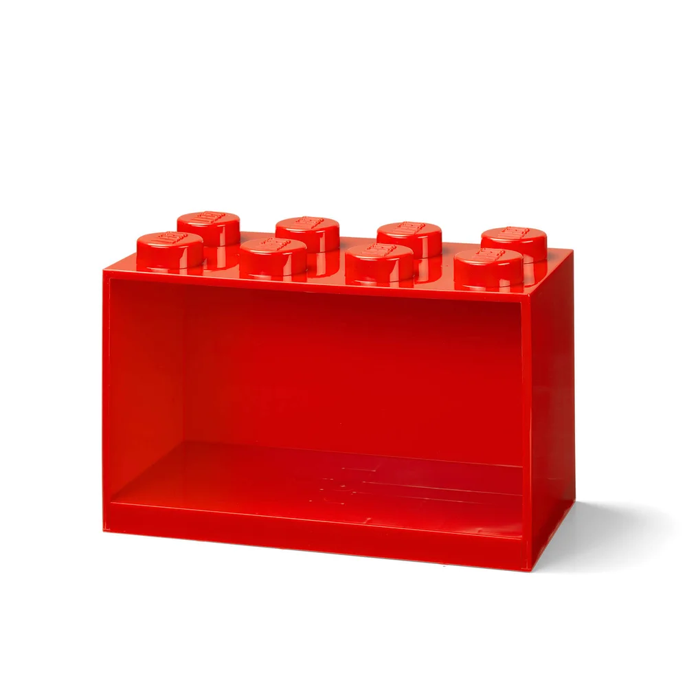LEGO Opbergbakje Plank 8 - Rood Afbeelding 1