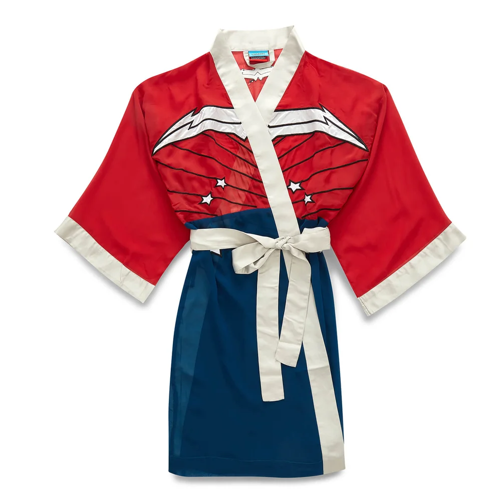 DC Comics Women's Wonder Woman Chiffon Cover up Robe - S-M Afbeelding 1