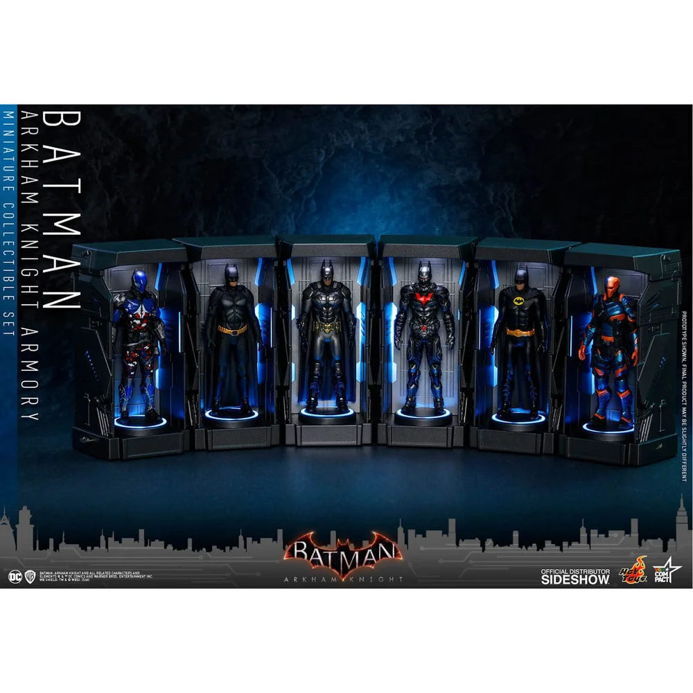 Hot Toys DC Comics Batman: Arkham Knight Miniature Collectible Set Armory 12 cm Afbeelding 1