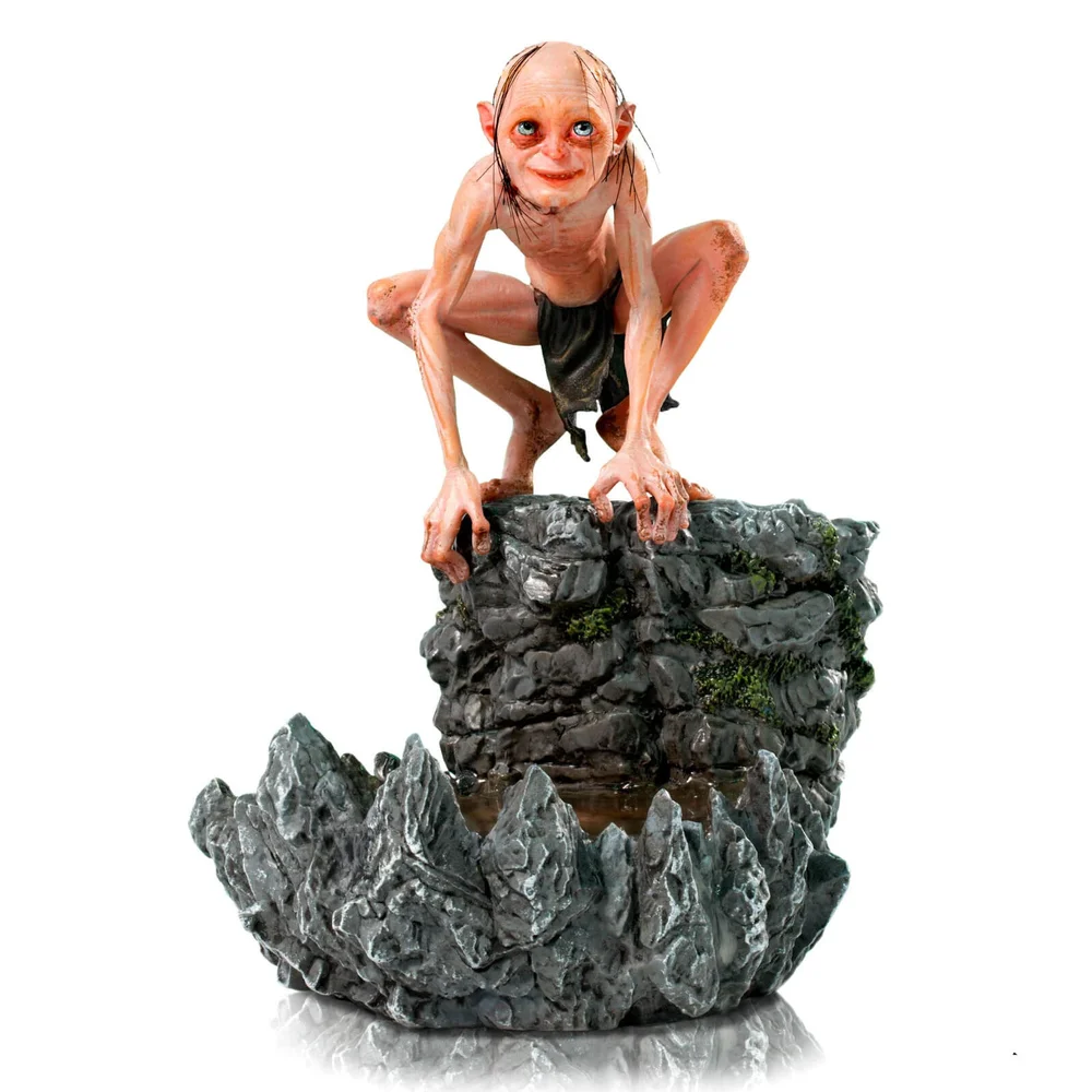 Iron Studios Lord of the Rings Deluxe Art Scale Beeldje 1/10 Gollum 12 cm Afbeelding 1