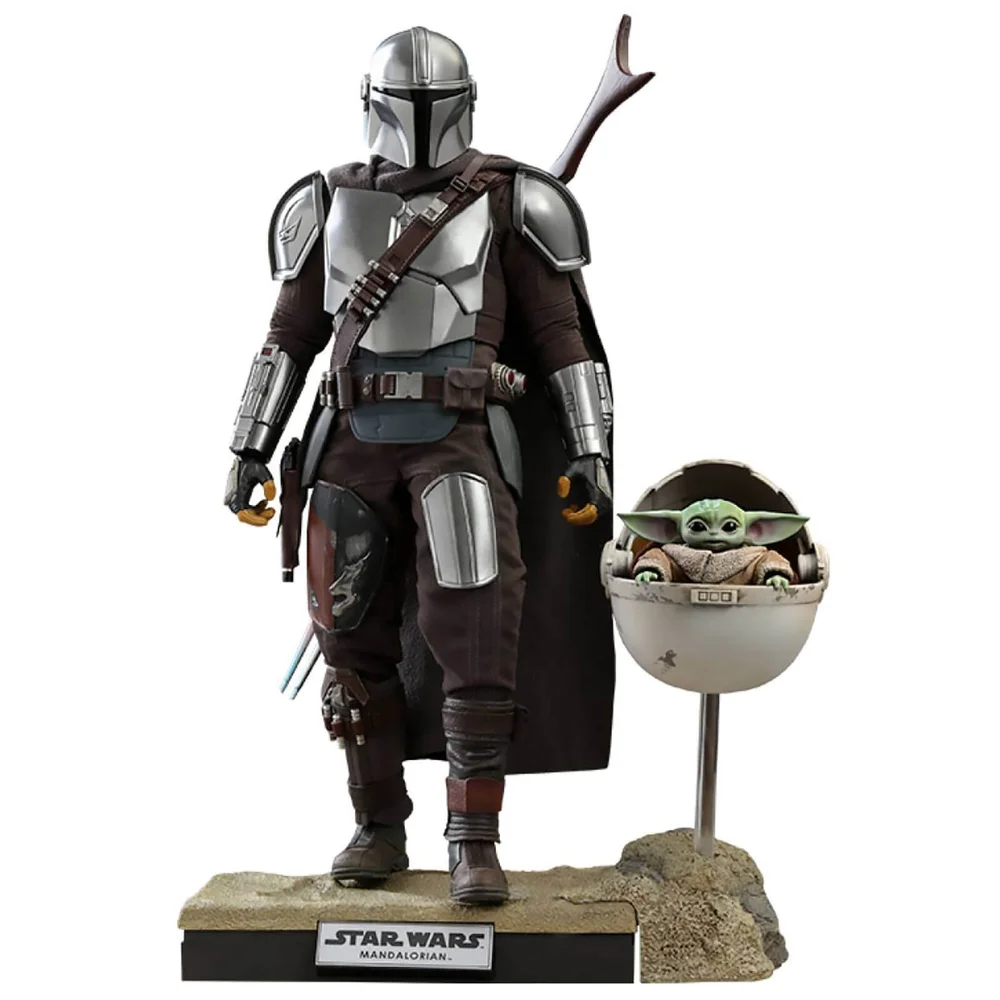 Hot Toys Star Wars The Mandalorian Actiefiguur 2-Pack 1/6 The Mandalorian & The Child Deluxe 30 cm Afbeelding 1