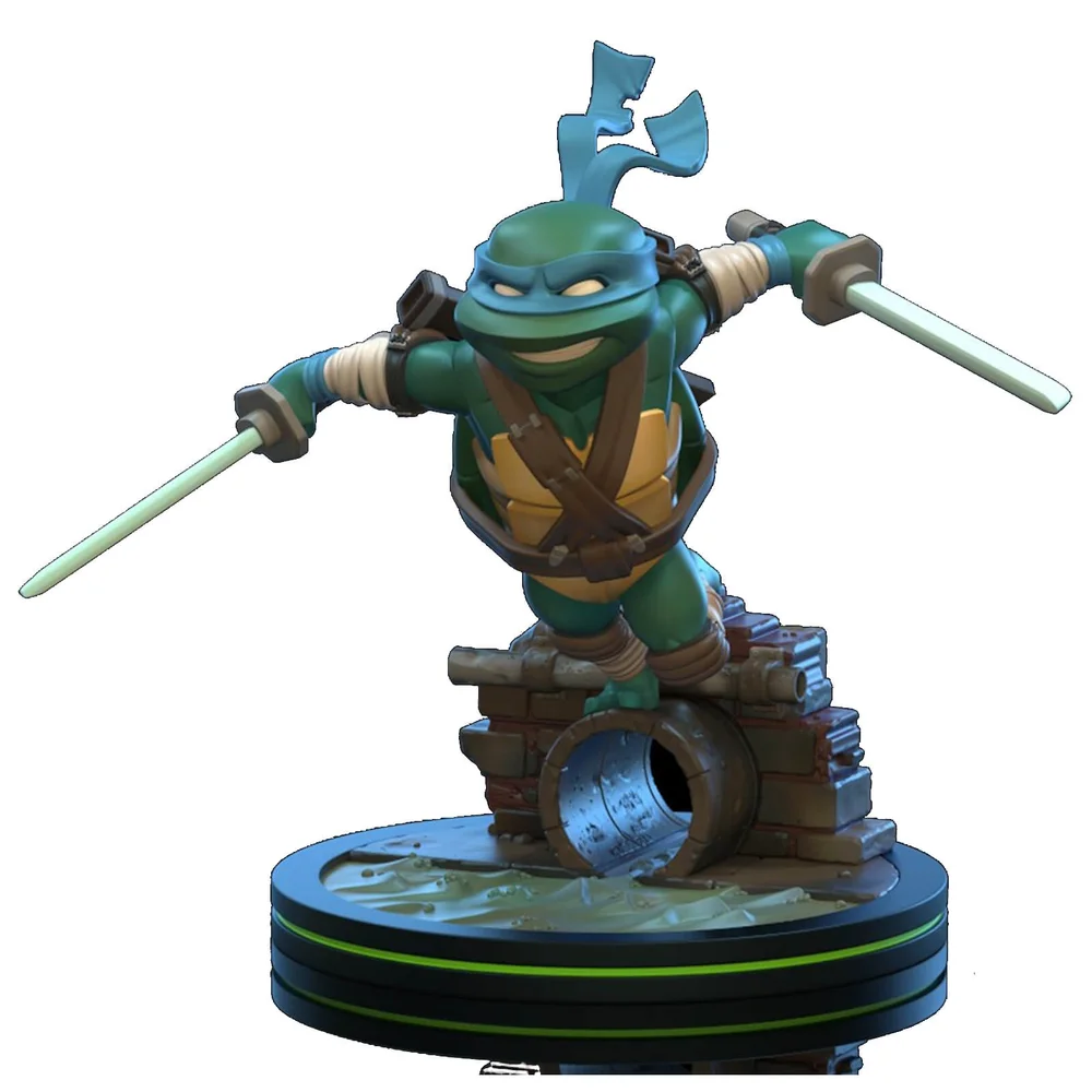 Quantum Mechanix Teenage Mutant Ninja Turtles Leonardo Q-Fig Afbeelding 1