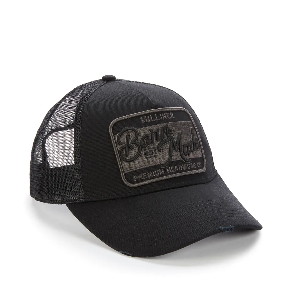 Milliner Born Not Made Trucker Cap - Black Afbeelding 1