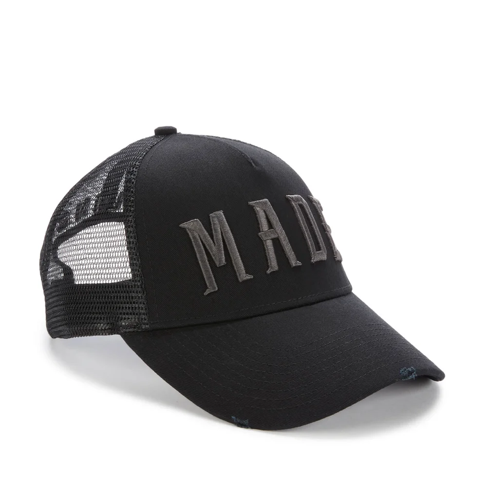 Milliner Made Trucker Cap - Black Afbeelding 1