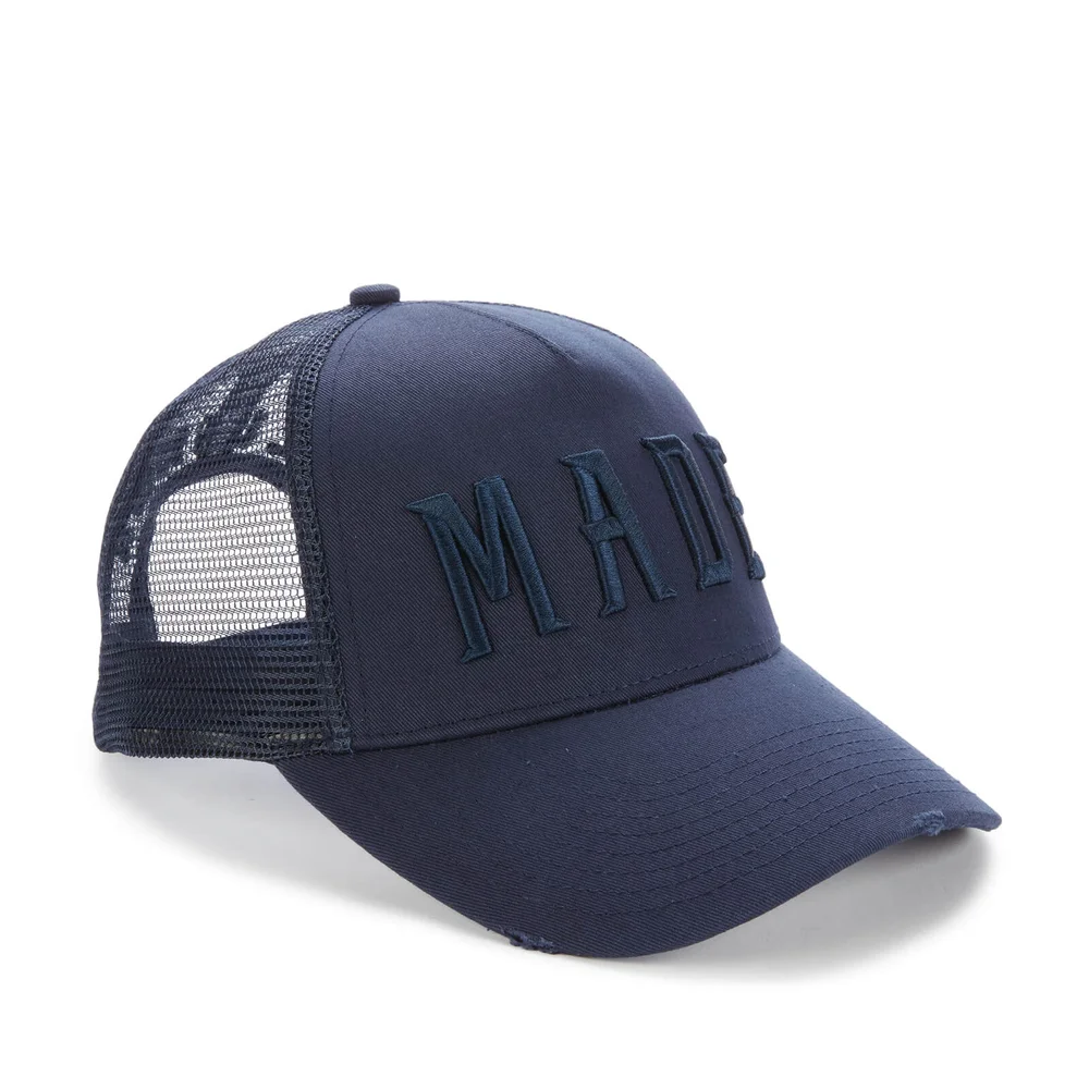 Milliner Made Trucker Cap - Navy Afbeelding 1