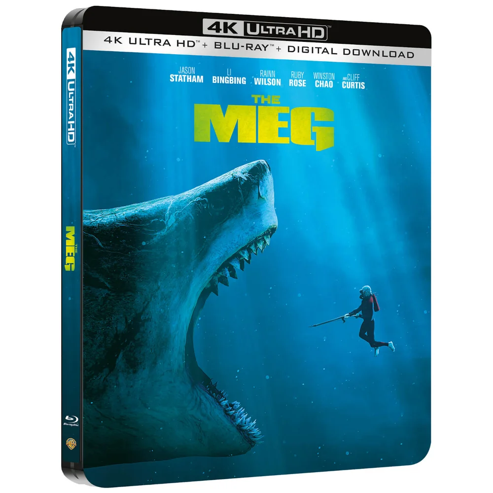 The Meg - 4K Ultra HD Limited Edition Steelbook (Inclusief 2D Blu-ray) Afbeelding 1