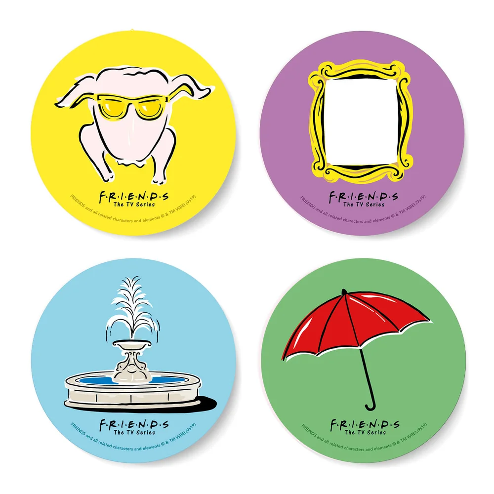 Friends Icons Coaster Set Afbeelding 1