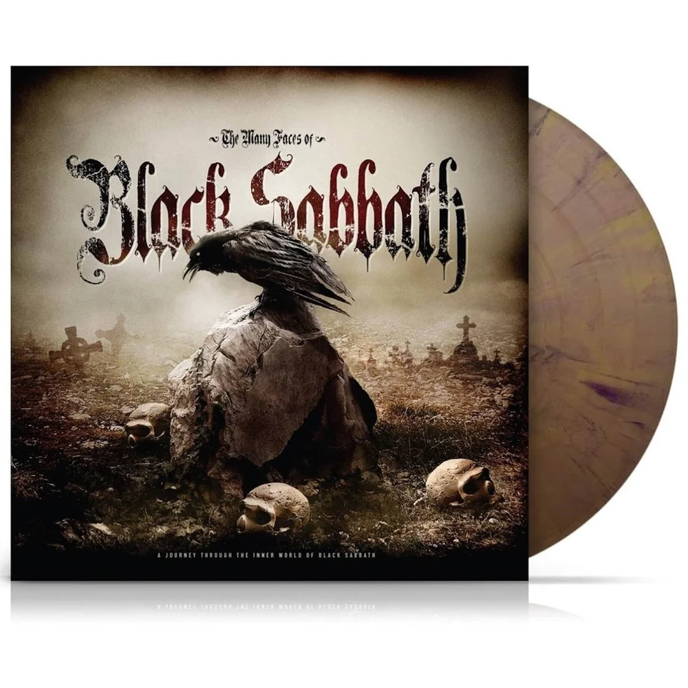 The Many Faces of Black Sabbath - Limited Edition Dubbel Gatefold - Goud/Zwart Spetter Vinyl Afbeelding 1
