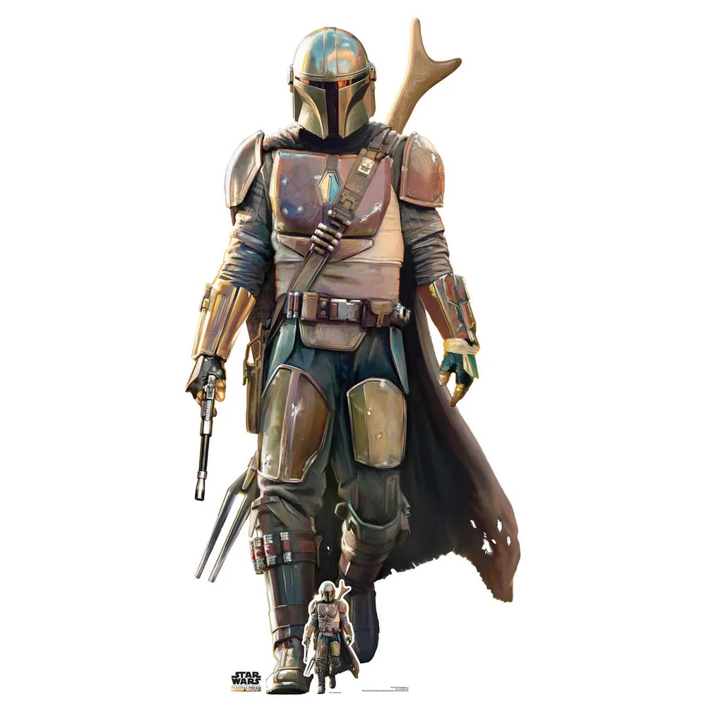 The Mandalorian - Lone Gunfighter Oversized Kartonnen Uitknipsel Afbeelding 1