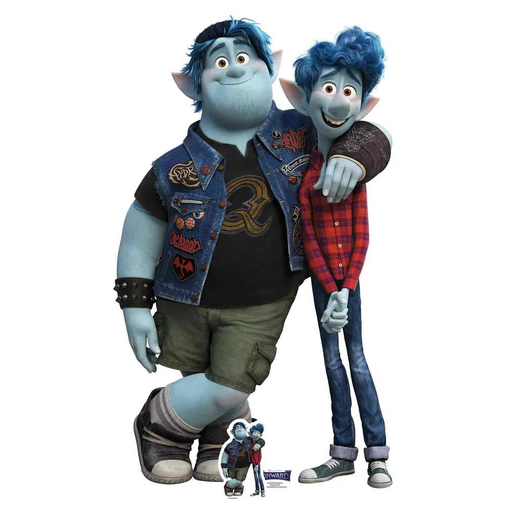 Onward Barley and Ian Oversized Cardboard Cut Out Afbeelding 1