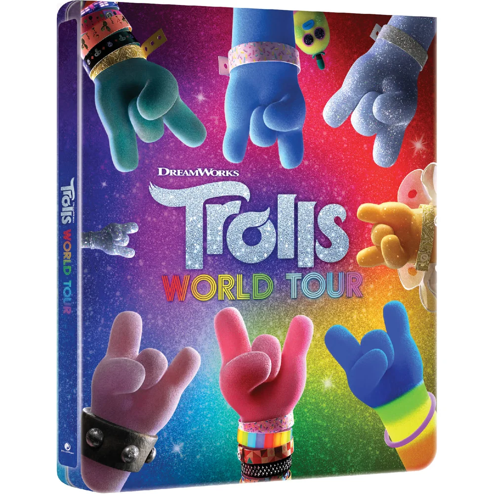 Trolls World Tour - Zavvi Exclusief 3D Steelbook (Inclusief 2D Blu-ray) Afbeelding 1
