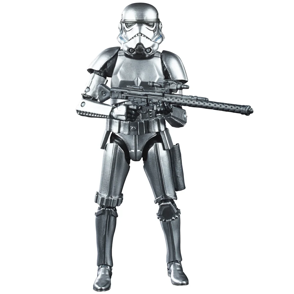 Hasbro Star Wars The Black Series Carbonized Metallic Stormtrooper Action Figure Afbeelding 1